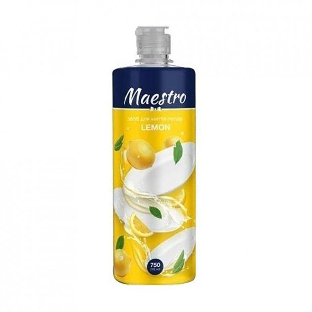 Засіб для митя посуду Maestro Lemon 750 мл